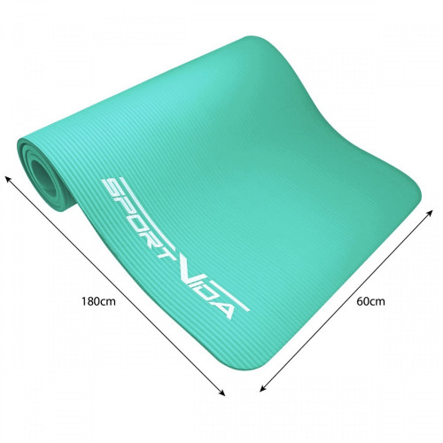 Мат для фитнеса  SportVida SV-HK0067 Mint - фото №7